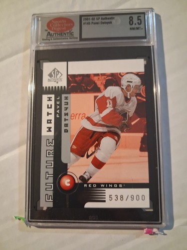 Pavel Datsyuk #145 2001 SP Authentic card