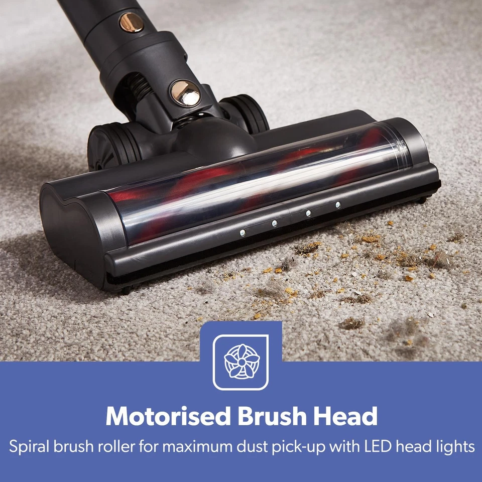 GEEPAS Flex Cordless Vacuum Cleaner Handheld Stick Bendable Wand 55 Mins Runtime - Image 4 of 4