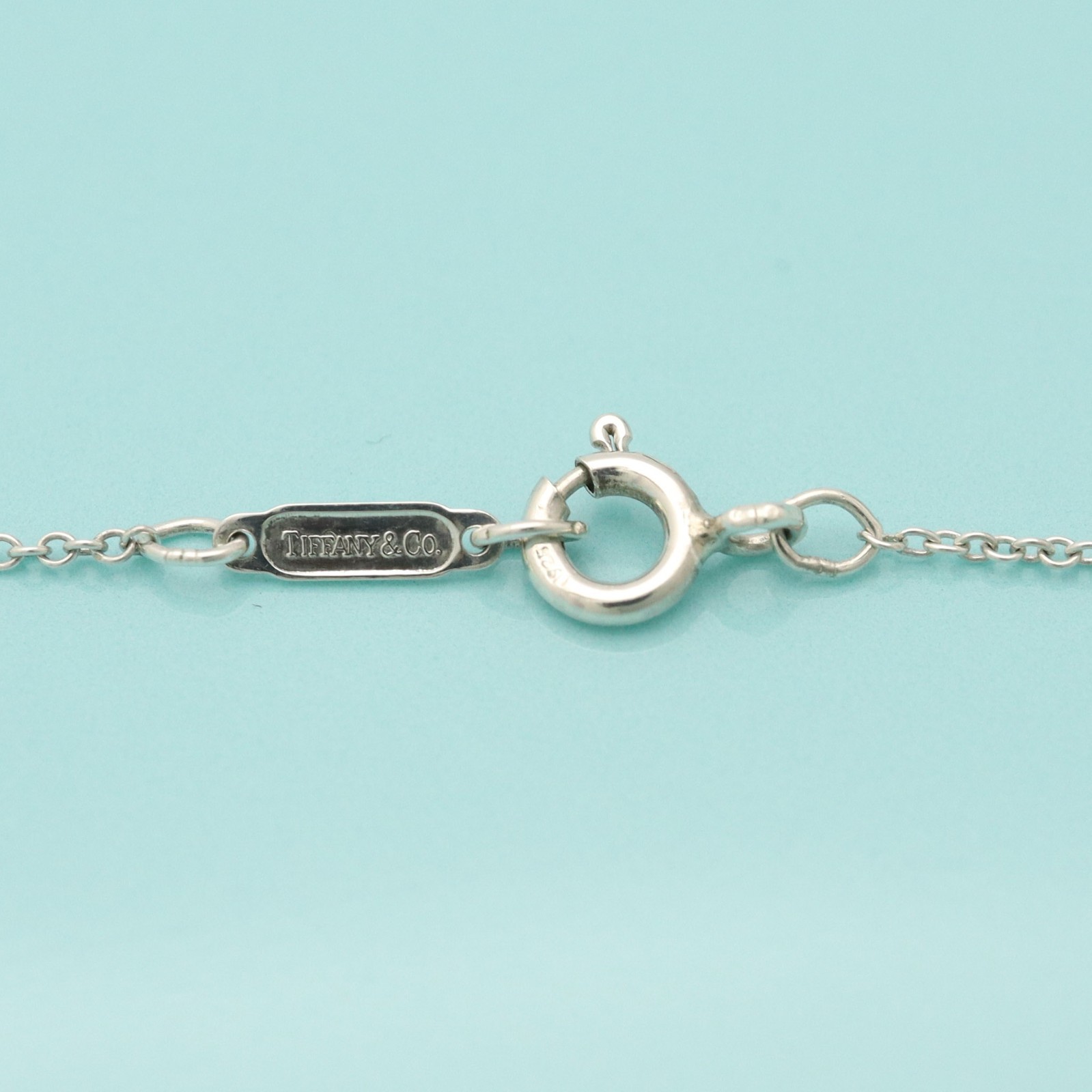 Tiffany & Co. Butterfly Necklace Pendant 16.2" Silver 925 & 18K Gold