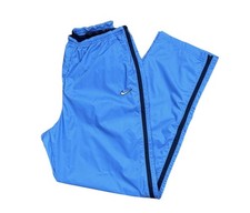 Nike women's Medium 8-10 Y2K 90's Track light Blue Windbreaker Pants Ankle Zip