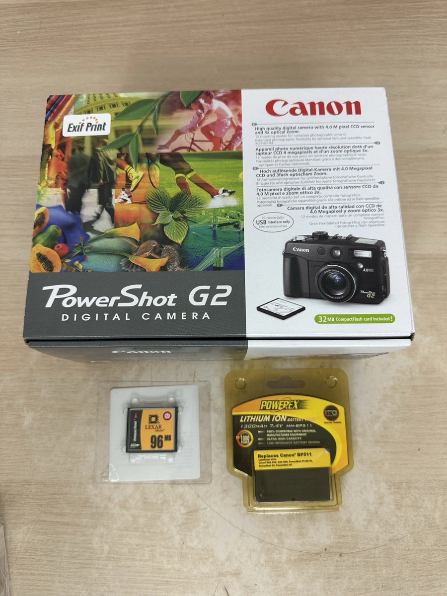 25+ Canon PowerShot G2 Digital Cameras for sale | Updated Oct 2026