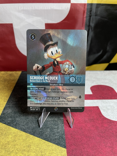 Disney Lorcana: Into The Inklands - SCROOGE MCDUCK Enchanted - 218/204