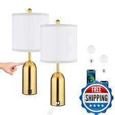 Ldeco Touch Dimmer Table Lamp For Bedroombedside Lamp Usb Port Elegant
