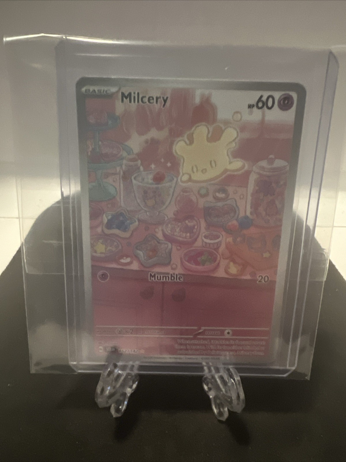 Pokemon TCG SV07: Stellar Crown Milcery 152/142 Illustration Rare Full Art