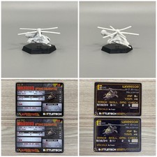 2 BATTLETECH Angriffshubschrauber Scout-Rolle Plastik Miniaturen Mit Karten