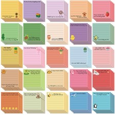 Inspirational Sticky Notes 3x3 Inch 25 Style 100 Pads Lined