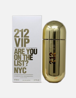 212 Vip by Carolina Herrera Eau De Parfum Spray 2.7 oz For Women New In Box