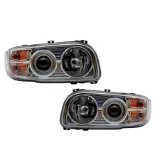 For 2008-2018 Peterbilt 388 & 389 Left + Right Side Headlight Assemblies 2-Pack