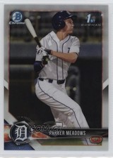 2018 Bowman Draft Chrome Refractor Parker Meadows #BDC-28 2r1