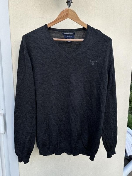 Men Gant Sweater Grey 40 /L / 48 #7X5E