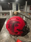 Mike Vick signed authentic full size helmet