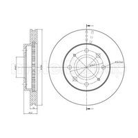 Metelli 2X Bremsscheibe Vorne Ø256 Mm FüR Mitsubishi Space Runner N1_W N2_W
