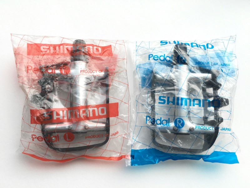 Shimano Deore XT PD-M735 Platform Pedals Vintage MTB Klein Yeti Fat Chance - NOS