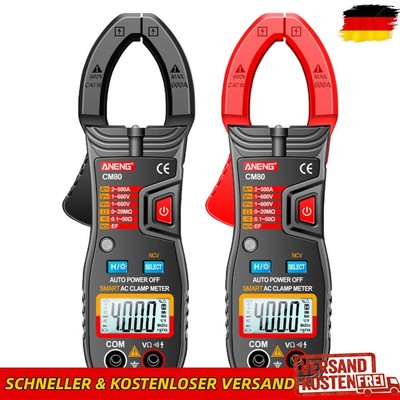 ANENG CM80 4000 Count Smart Digital Clamp Meter Tester Auto Range NCV Multimeter