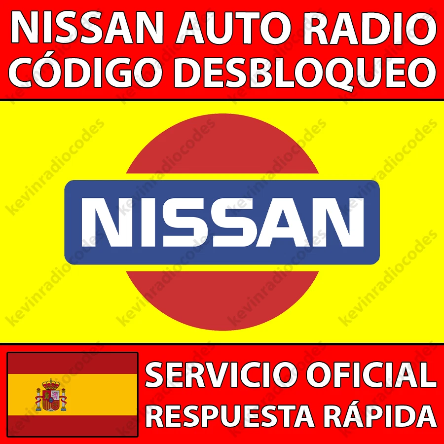 ✅NISSAN RADIO CODIGO DESBLOQUEO CONNECT JUKE MICRA NAVARA NV QASHQAI X-TRAIL✅ - Imagen 1 de 4