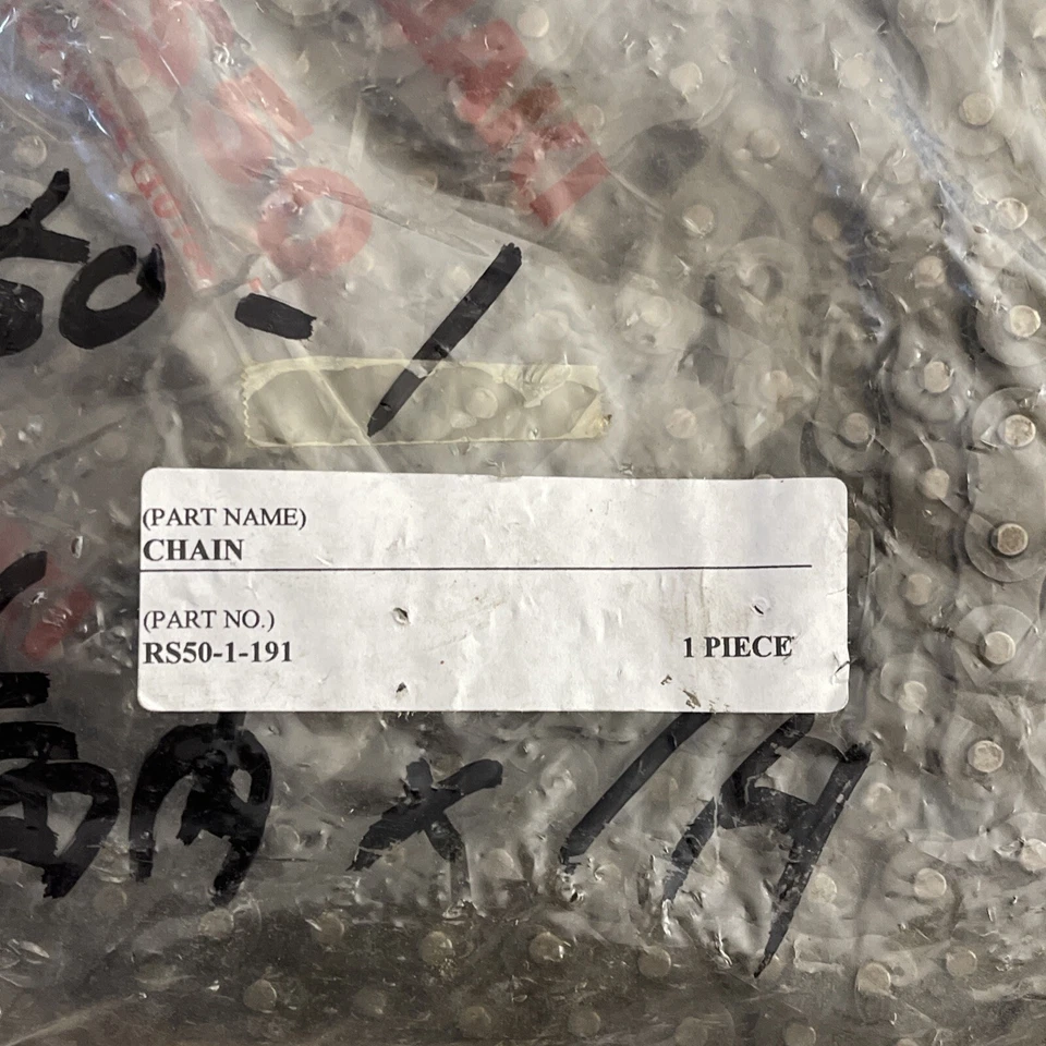 NOS Vintage Tsubaki RS50-1 Roller Motorcycle Chain 13.8 Feet Total 263 Links - Image 2 of 3