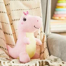 Spark Create Imagine 9.5" Pink Baby T-Rex Dinosaur Knit Plush