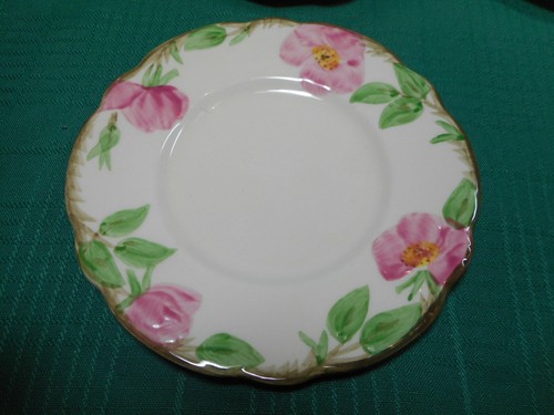 Franciscan Set of 4 Dessert / Bread Plates Desert Rose 6" - Picture 2 of 9