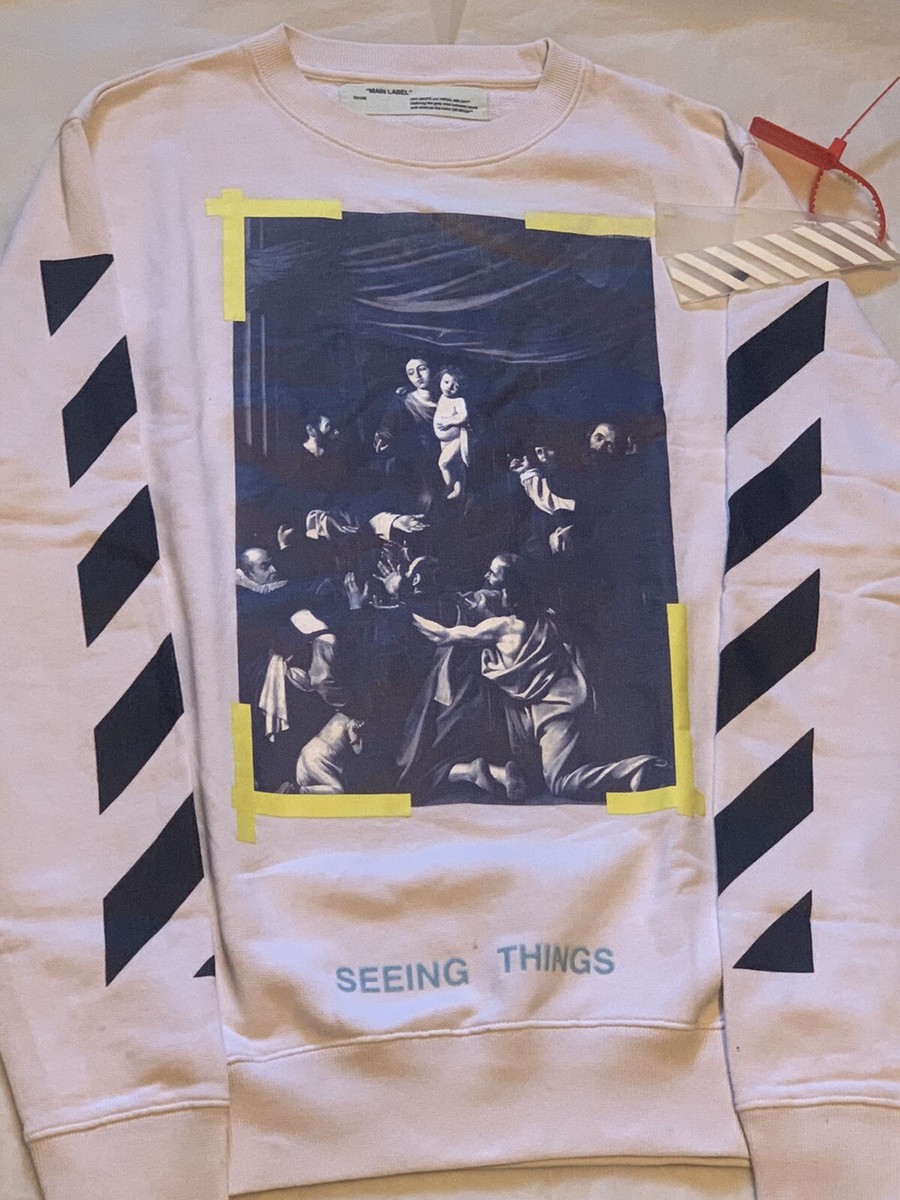 💫Off-White c/o Virgil Abloh Caravaggio Diagonals Sweatshirt UK
