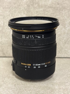 Sigma 17-50mm F/2.8 EX DC HSM Auto Focus Wide Angle Zoom Sigma 17-50mm F/2.8 EX DC HSM Auto Focus Wide Angle Zoom
