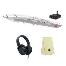AKAI EWI5000WJ White Wind Synthesizer + Headp...