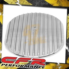 12 Oval Air Cleaner Top Polished Finned Aluminum Custom Hot Rod Muscle Car
