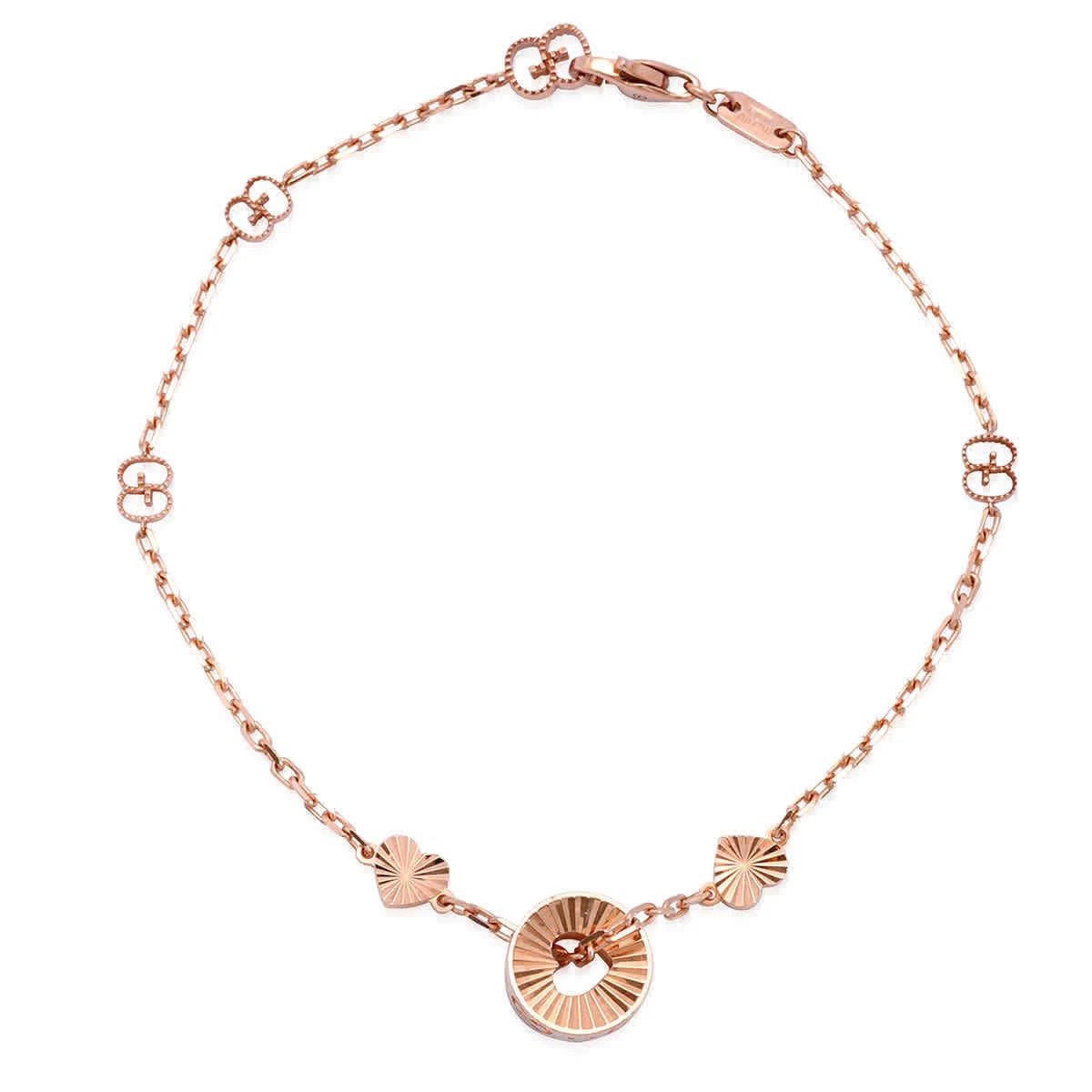 Gucci heart 2024 bracelet gold