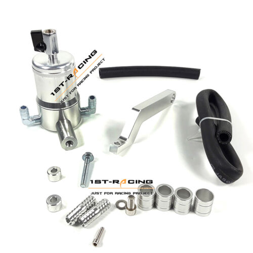 Billet Aluminum Catch Can Tank Fit Dodge RAM 5.7L HEMI 1500 2500 3500 2009-2016 - Picture 3 of 4