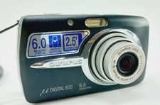 Olympus MJU Digital 600 Camera 6MP 3 x Optical Zoom Fully Working Boxed