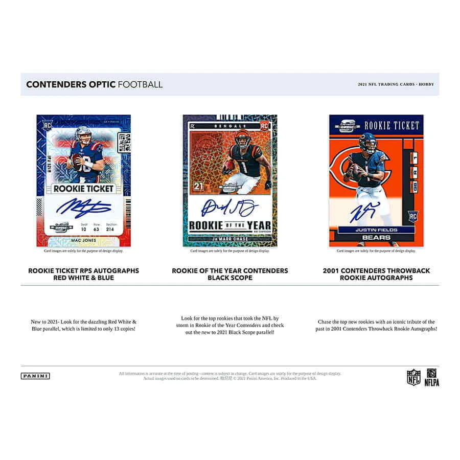 2021 Panini Contenders Optic Football Hobby box factory sealed 21PAFCO - Image 3 of 4