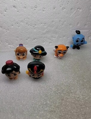 Disney Doorables Series 4 Aladdin Complete Set Jasmine Jafar Rajah Abu Genie