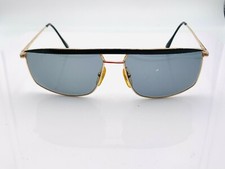 Vintage Lamy L222 Smash Black Red Gold Metal Pilot Sunglasses FRAMES ONLY