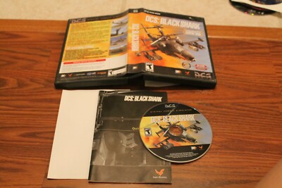 DCS: Black Shark PC Replacement disk on CD-ROM with manual and case