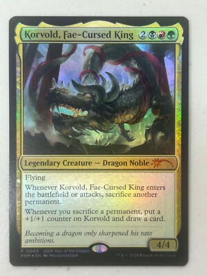 MTG Foil Korvold, Fae-Cursed King Year Of The Dragon APAC Promo