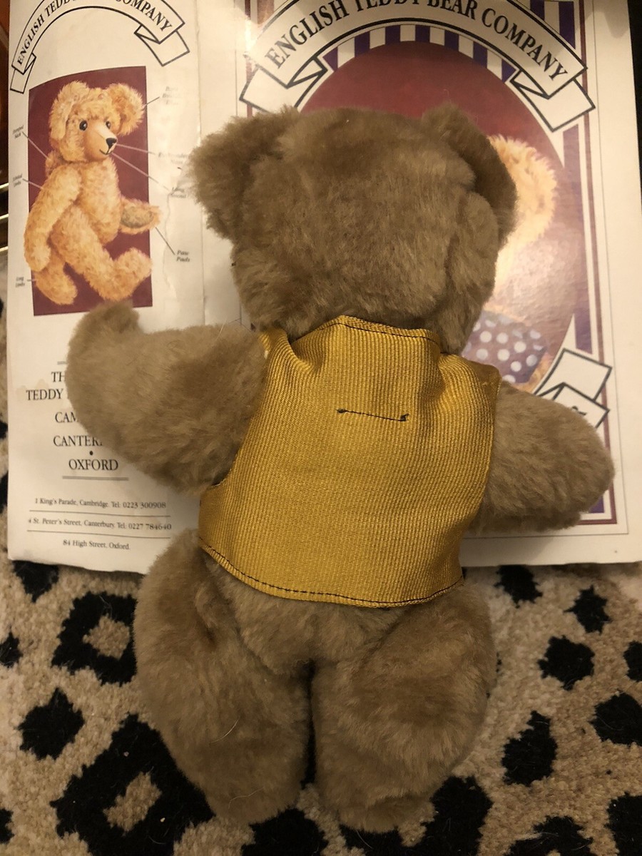 Vintage The English Teddy Bear Company, From 1993, In Excellent