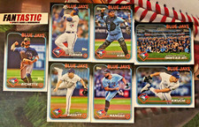 2024 Topps Series 2 Baseball Toronto Blue Jays Base Card TEAM SET (7 cards)