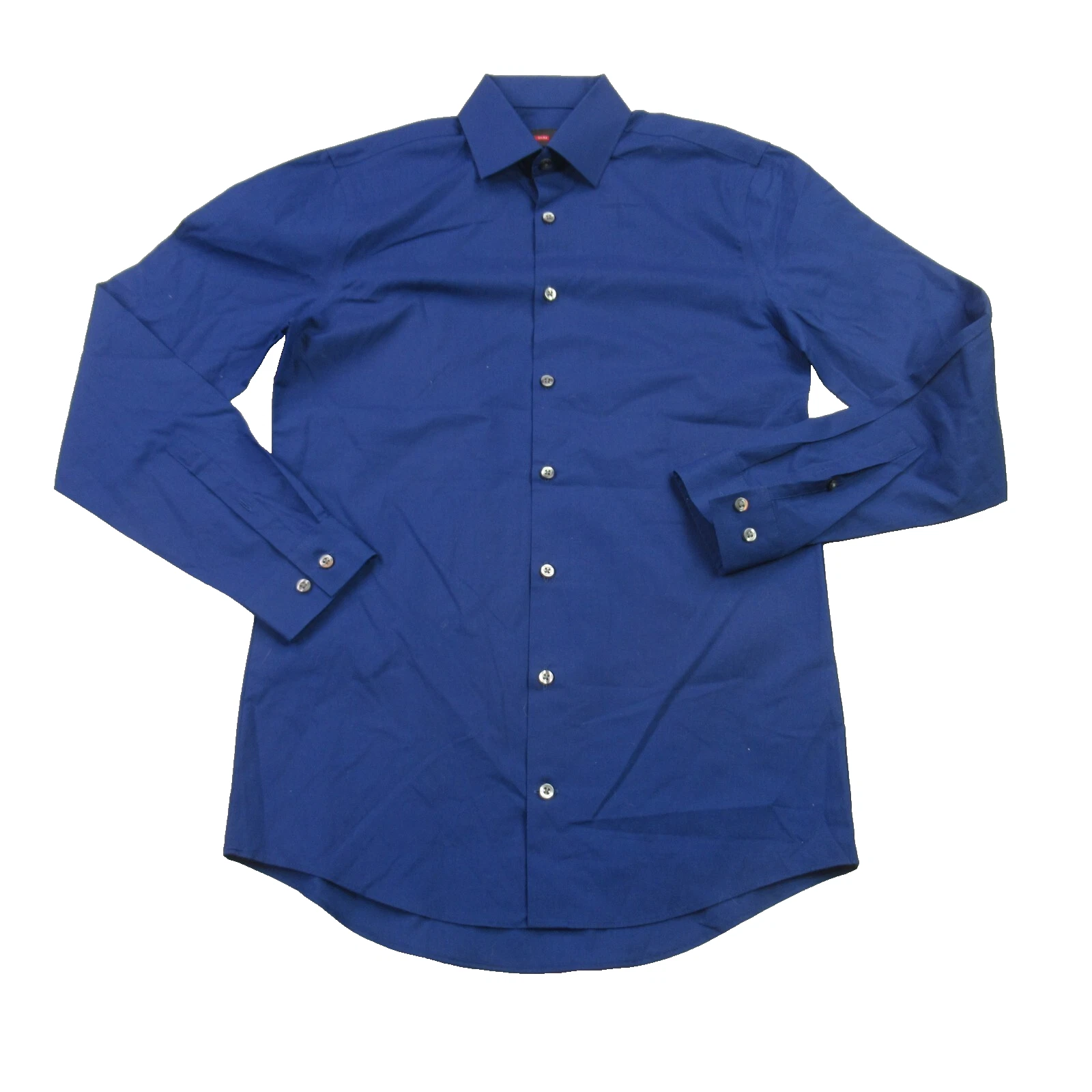 J Ferrar Shirt Mens Small Long Sleeve Slim Button Front Outdoors 14 14 1/2
