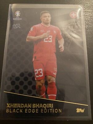 Topps Match Attax Euro 2024 EM BE9 Xherdan Shaqiri Black Edge Edition Schweiz