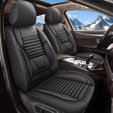 Front Row Seat Covers Black Fit For Honda Cr-v 2007-2016 Leather Cushion 2-sits Front Row Seat Covers Black Fit For Honda Cr-v 2007-2016 Leather Cushion 2-sits