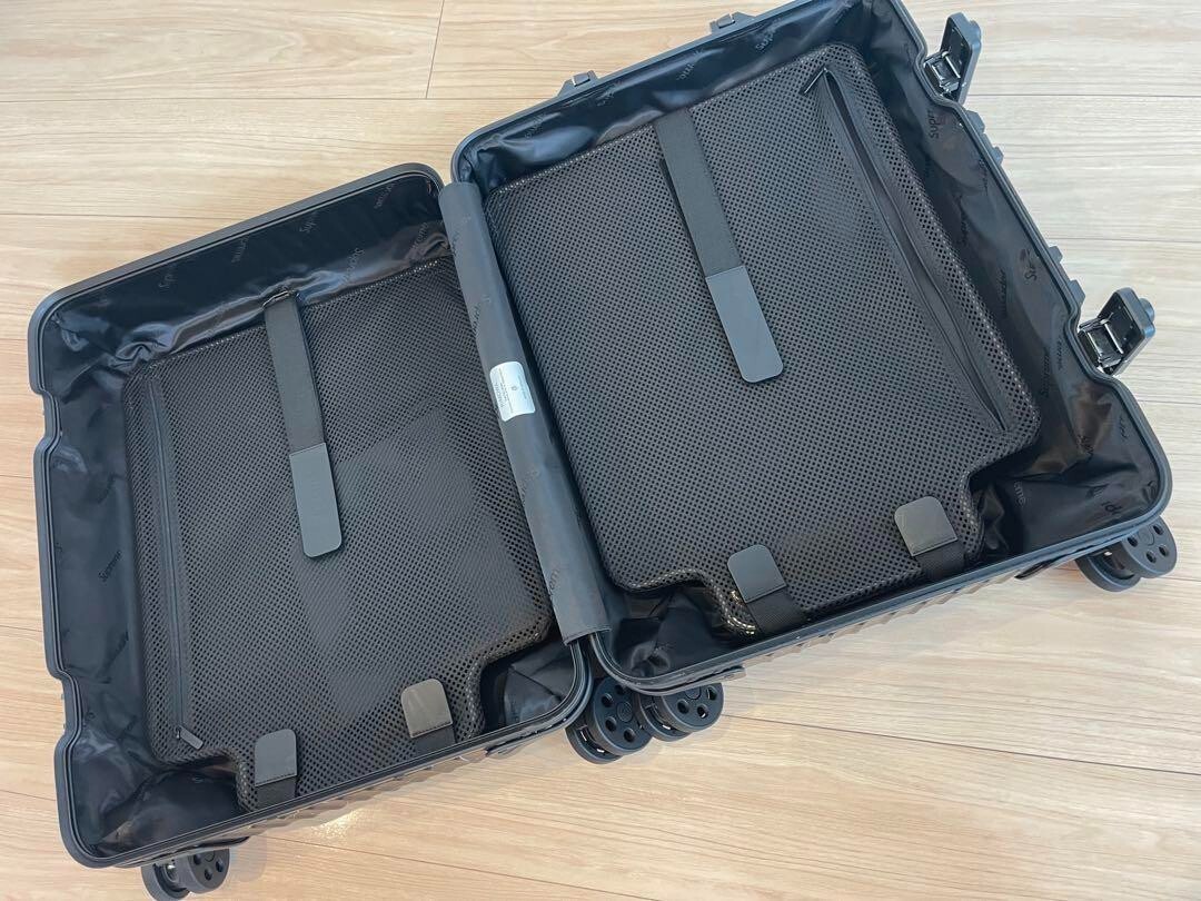 Rimowa Supreme 49L Black 4-wheels Carry Case Suitcase | eBay