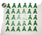 Holiday Green Scrapbooking Die-Cut Shapes & Punchies