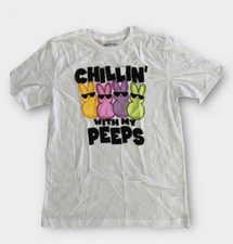 Tucker + Tate Boys Youth T-Shirt Tee XL (14/16) Chillin With My Peeps Easter NWT