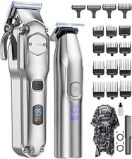 Combo Set Professional Cordless Hair Clipper & Trimmer |