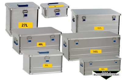 Alutec Alukiste Comfort Transportkiste Transportbox Kiste 6-157L Alubox No12*