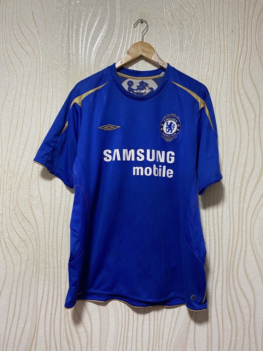 CHELSEA 2005 2006 HOME FOOTBALL SHIRT SOCCER JERSEY UMBRO sz XL