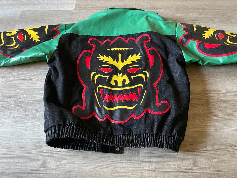 Винтажная мужская куртка большого размера джинсовая ткань XL XLarge 90-е y2k - Изображение 2 из 4