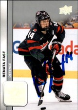 Renata Fast Signed 2023 Upper Deck Canada Women card PWHL Toronto Scepters