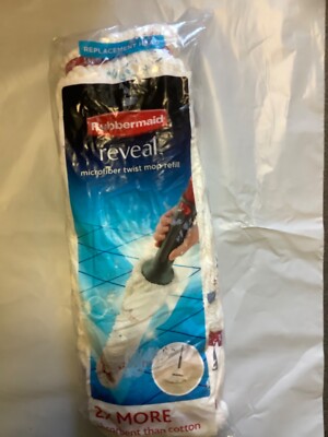 4*Rubbermaid Reveal Microfiber Twist Action Mop Refill Washable NEW Sealed