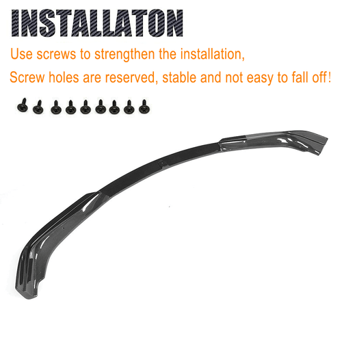 For LEXUS IS250 IS300 Sedan 11-12 REAL Carbon Front Bumper Lip Spoiler Splitter  - Picture 10 of 12