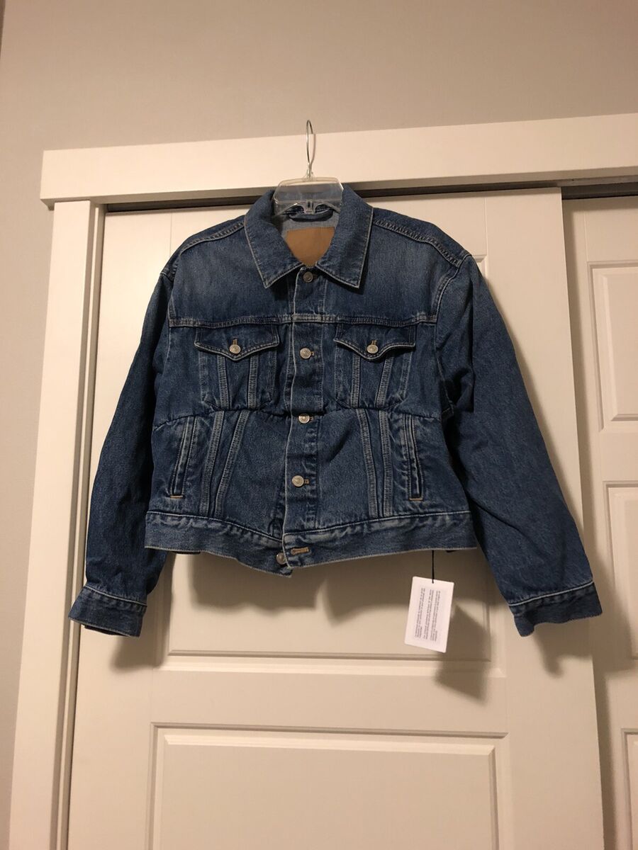NWT SS17 balenciaga Swing Denim Jacket Sz. 34 Demna NWT SS17 balenciaga Swing Denim Jacket Sz. 34 Demna